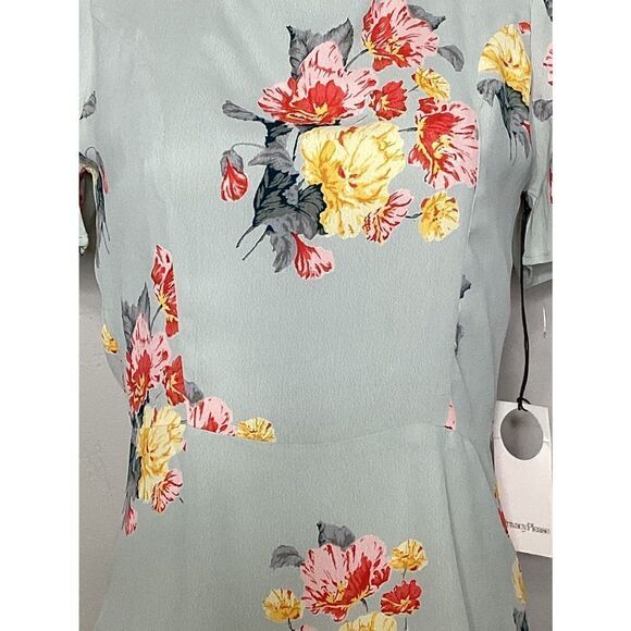 New. Privacy Please light green floral dress. - Picture 10 of 11